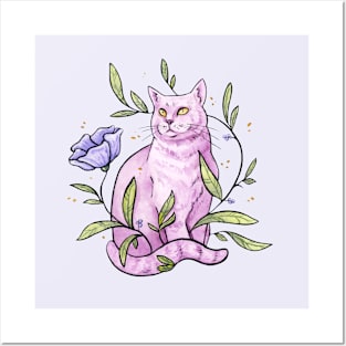 Pastel Kitty Posters and Art